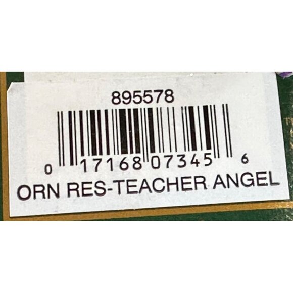 Potpourri Designs ABC Teacher Angel Ornament Multicolored (NEW IN PACKAGE) - Picture 7 of 9